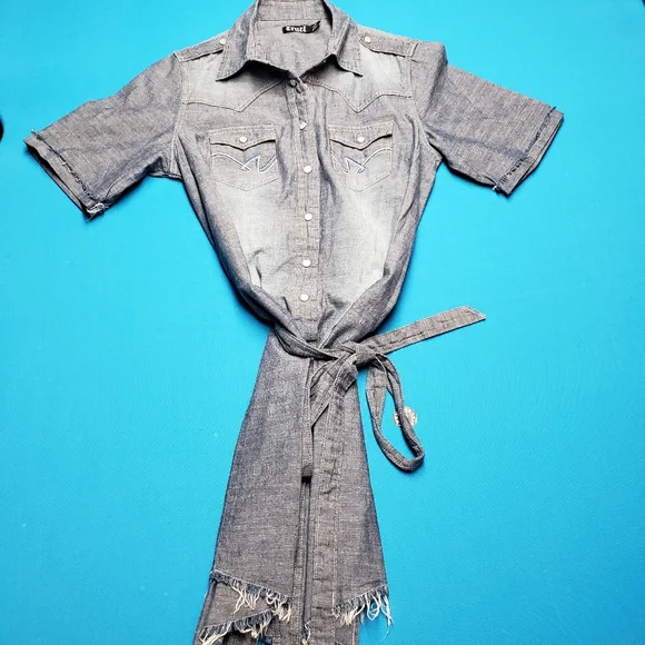 Cruel Girl | Dresses | Cowgirl Denim Dress | Poshmark Cruel Girl | Dresses | Cowgirl Denim Dress | Poshmark